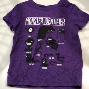 Boys Monster Identifier shirt